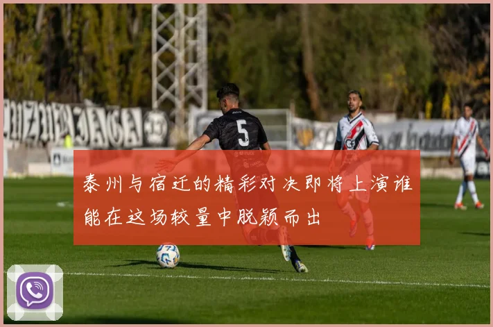 泰州与宿迁的精彩对决即将上演谁能在这场较量中脱颖而出